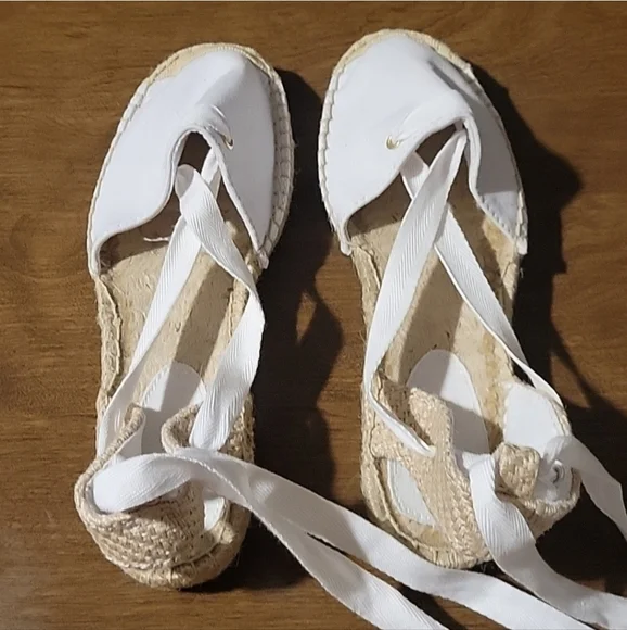 H&M Tie Strap Espadrille Flats - Picture 4 of 5